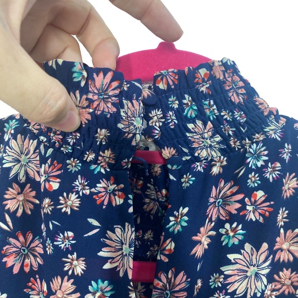 Nanette Lepore Navy Floral Midi Dress - Picture 14 of 14